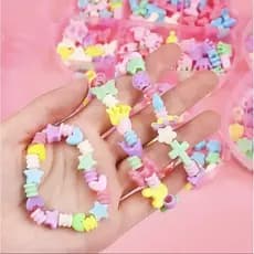 Kit Miçangas Para Criatividade Coloridas Pulseiras e Colares