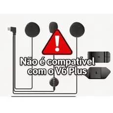 Fone de Ouvido Original para intercomunicador EJE4S para Modelos V6 PRO+ Q7 V4PLUS V7 TIPO C