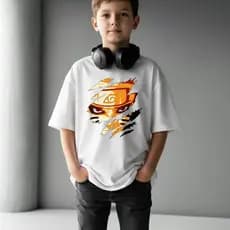 Camiseta Infantil Masculina e Unissex Anime e Desenho Naruto Super Macia 100% Algodão
