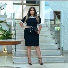 Conjunto Canelado Feminino Saia Midi com Blusa Manga Princesa