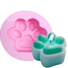 Molde Forma Silicone Sabonete Vela Patinha Gato