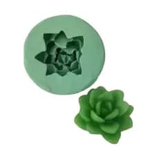 Forma Molde Silicone Sabonete Vela Biscuit Resina - Suculenta Mini Mod 02