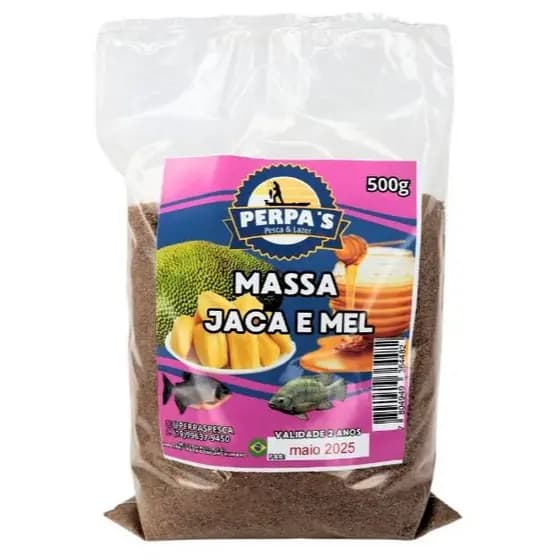 🍯 Massa Perpas Pesca Jaca e Mel 500g – Doce Atração que Garante Grandes Fisgadas!