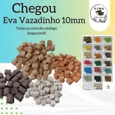 Eva Vazado para pesca de Anteninhas c/ 20 Unidades / Cilíndricos O8 ou 10mm ENVIO IMEDIATO