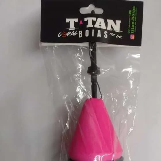 Boia Cevadeira Titan Coral 58g Pesqueiro Tamba Pacu Arremesso Longo Alta Performance