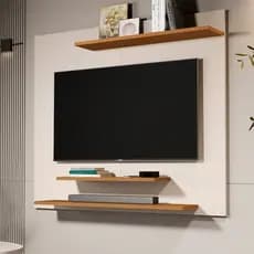 Painel Para Tv até 42 Polegadas - Dubai Com Prateleiras Sala Quarto