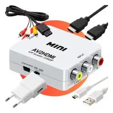 Kit Completo Para Jogar Super Nintendo Em TV HDMI Smart Conversor E Cabo Inclusos