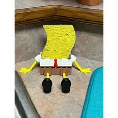 Bob esponja suporte para bucha de lavar louça cozinha