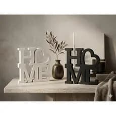 Placa Decorativa Home 3D em Impressão • Enfeite Moderno para Sala, Quarto, Escritório e Estante Casa