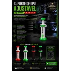 Suporte Anti-Sag Placa de Vídeo GPU Ajustável Premium - NVIDIA/AMD