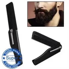 Pente Diário Masculino Para Barba E Bigode , Dobrável De Plástico De Alta Qualidade Portátil Homens U1w0