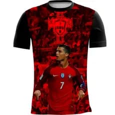 Camiseta Personalizada Estampa Digital Cr7 1_x000D_