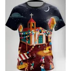 Camiseta Camisa Festa Junina Quadrilha Arraial De São João