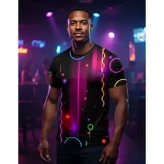 Camiseta Camisa Adulto Colorida Neon 1