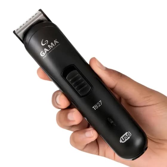 Barbeador Aparador Gama Finalizador Sem Fio Black Titanium