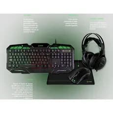 COMBO GAMER 4 em 1 TECLADO, HEADSET, MOUSE E MOUSEPAD XZONE