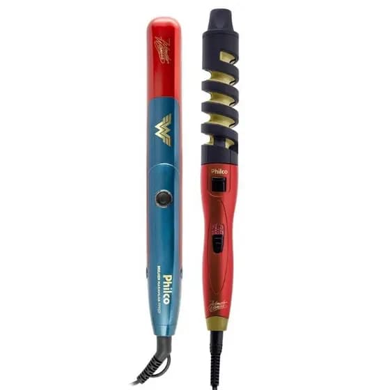 Kit chapinha + babyliss mulher maravilha edição limitada