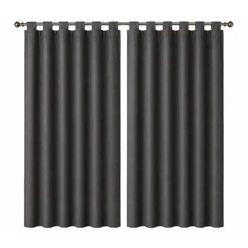 Cortina Blackout Tecido Opaco Protecao Luminosidade Quarto 280x280 Cinza