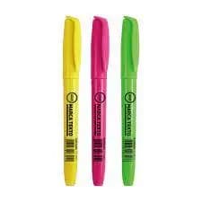 Caneta Marca Texto Amarelo Verde Rosa Kit Slim Jocar Office caneta colorido caneta gel caneta personalizada caneta touch