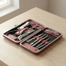 Kit 10 Peças Profissional Para Manicure Pedicure Aço inoxidável