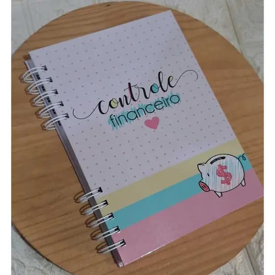 Caderno de Controle Financeiro - Minhas Contas Organizadas
