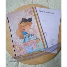 kit para encadernar caderneta INFANTIL