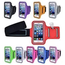 Braçadeira Porta Celular Corrida Academia Caminhada Até 5.7 polegada compralider PE-RE-ESC-EST4-PRATEL-04-C REFLETIVO