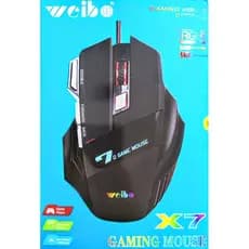 mouse óptico X7 com fio gamer LED colorido 7812081000076 6972543650070