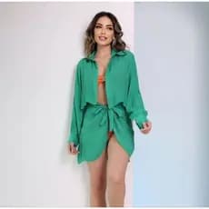 conjunto Saída Camisa e Shorts/Calça