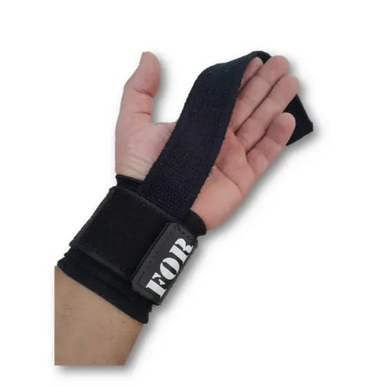 Straps com Munhequeira Fitness Academia Musculação. O Par