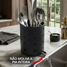 Porta Talheres Organizador de Pia Escorredor Talher 15X12 organizador de Pia Escorredor de Louça