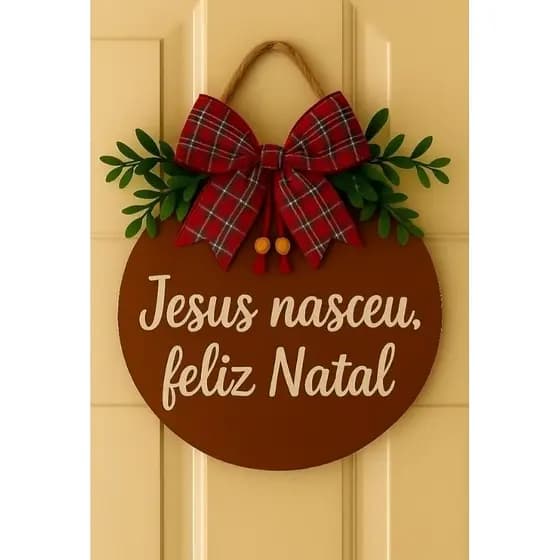 Guirlanda Jesus Nasceu Feliz Natal