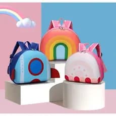 Mochilas Infantis Estampadas - Coloridas e Divertidas, bolsa mochila para pré escola, passeio ou atividade ao ar livre