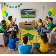 Tapete Bola Copa Do Mundo Jogo Futebol Show De Bola Brasil Sala de Jogos