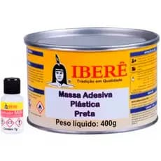 MASSA PLASTICA 400GR IBERE PRETA