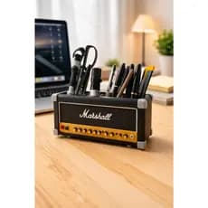 Porta Caneta, Lapis, Organizador de mesa  Amplificador Marshall