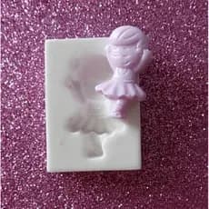 Molde de silicone Bailarina para pasta americana biscuit l