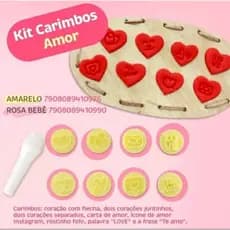 Kit Carimbo Amor Love marcador de Doces Blue Star biscuit, biscoitos ,dia das mães ,namorados