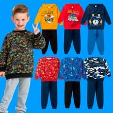 Kit 4 Peças Inverno | 2 Conjuntos Moletom Infantil Menino | Lançamento