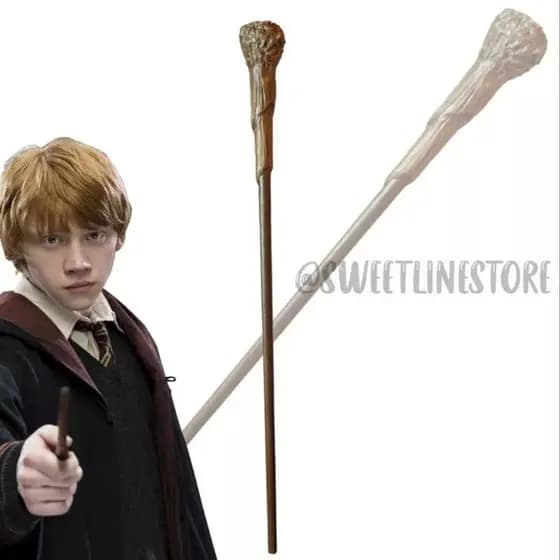 VARINHA ARTESANAL RON WEASLEY FEITA EM BISCUIT