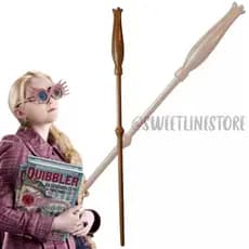 VARINHA ARTESANAL LUNA LOVEGOOD SAGA HARRY POTTER