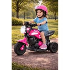 Mini Moto Eletrica Infantil Rosa Veiculo Eletronico Infantil Diversao Segura Crianças