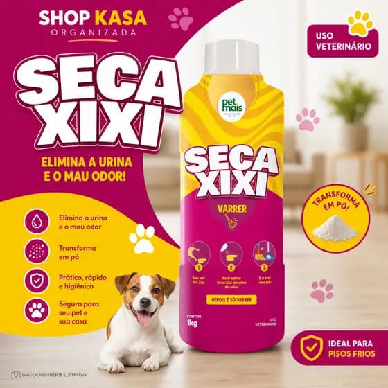 Seca Xixi Petmais 1 kg - Embalagem econômica