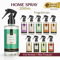 Home Spray Via Aroma 200ml | Aromatizador de Ambientes | Perfume para Casa | Linha Clássica