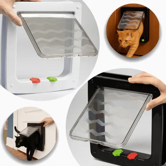 Portinha de Passagem Petlon para Gatos e Cães pequeno porte – Fácil Instalação