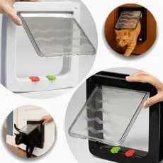 Portinha de Passagem Petlon para Gatos e Cães pequeno porte – Fácil Instalação