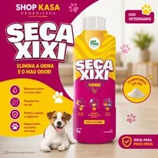 Pó Seca Xixi Varrer Petmais 1kg Absorve Urina Elimina Odor Cachorro Gato