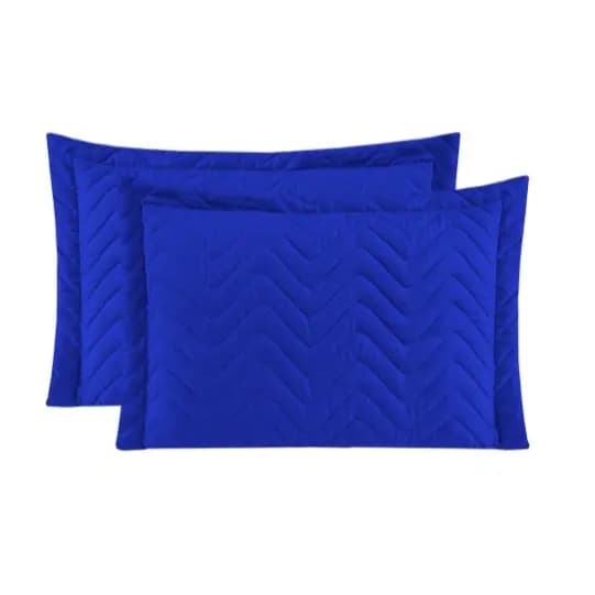 Kit 08 Capa Porta Travesseiro Fronha Matelasse (04 PAR) 70CM x 50CM AZUL