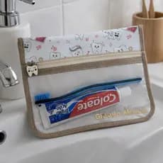 Necessaire/Porta escova dental/Porta higiene personalizado
