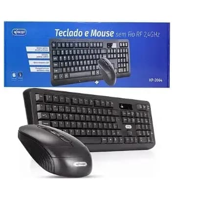 Kit tecladoe mause sem fio Knup-2063